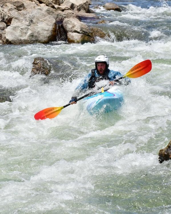 Brian whitewater kayaking