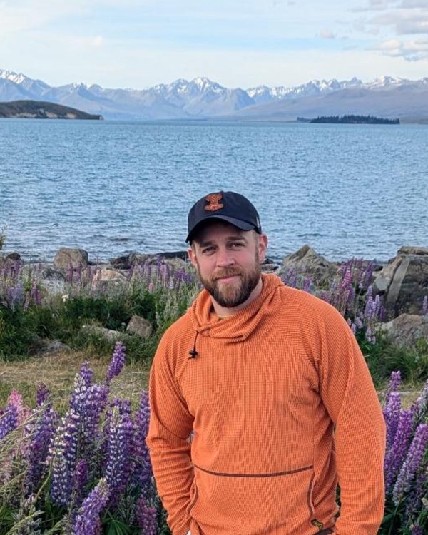 Brian Calandra in the mountains